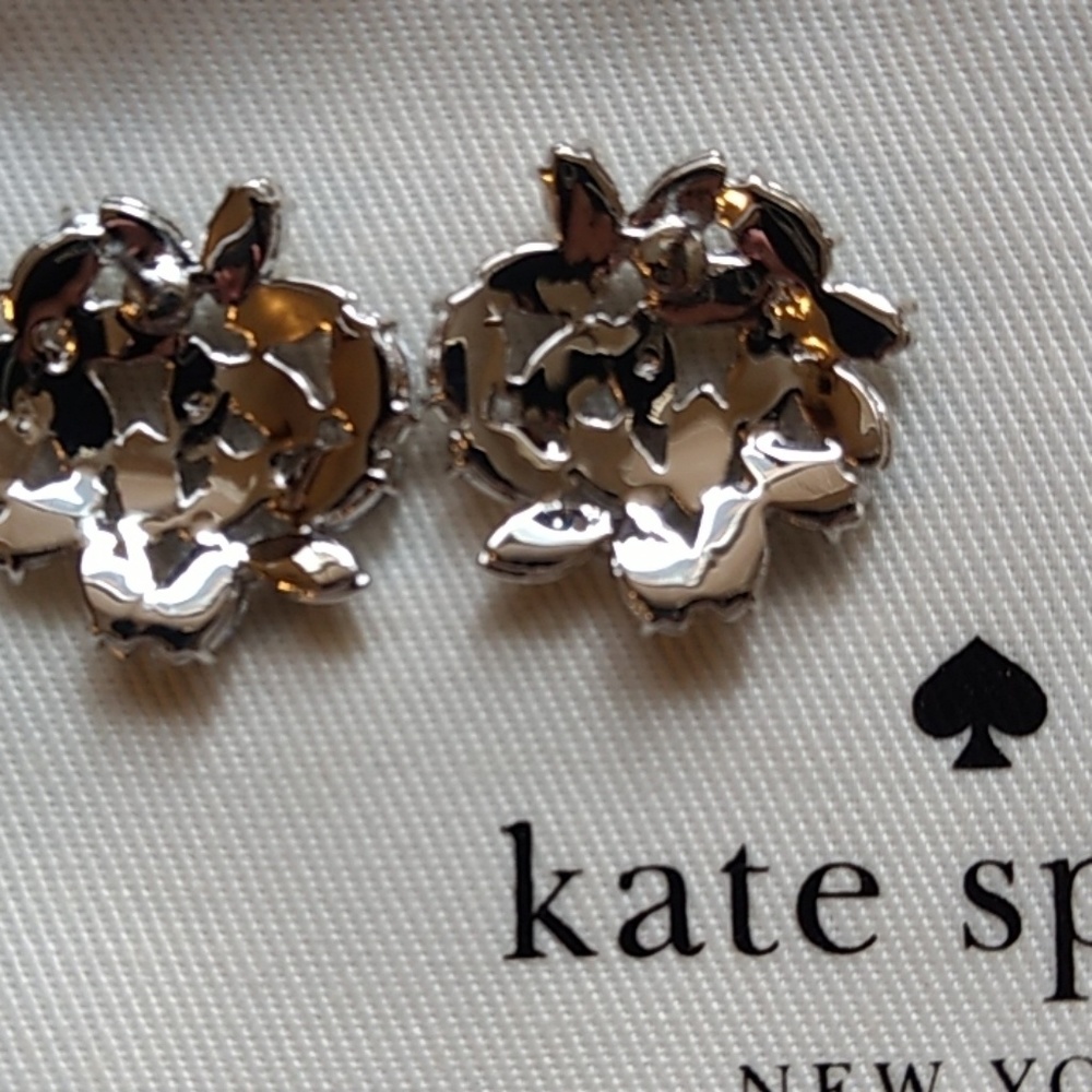 🎉Price ⬇️ Kate Spade crystal statement studs - Picture 3 of 4